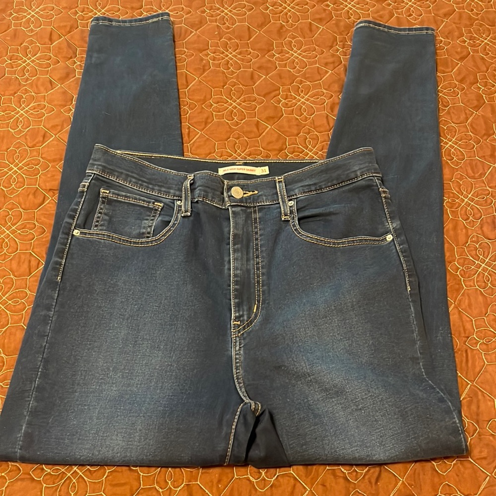 Levi’s Mile high super skinny 31 x 30L